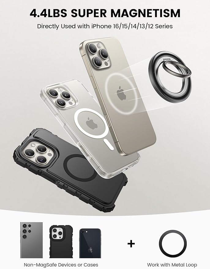 Lamicall Magnetic Phone Ring Grip - Image 6