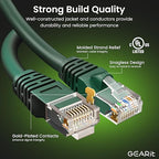 GearIT Cat 6 Ethernet Cable Cat6 Network Patch, Snagless Cord, Internet - Image 2