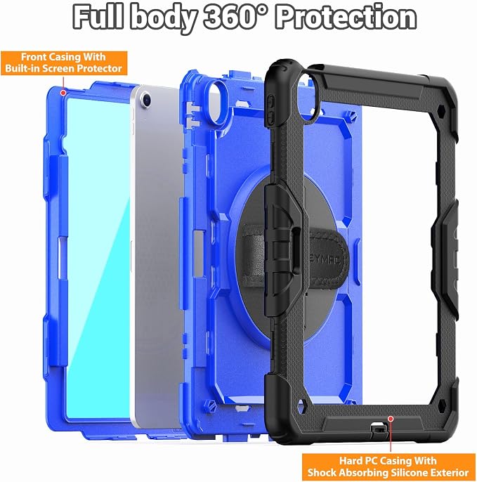 SEYMAC for iPad Air 13 Inch Case M3 2025/ M2 2024, Heavy Duty Shockproof - Image 5