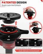 IFOOTAGE Seastar Q1S, Quick Release Plate, Upgrade Camera Quick Connect Tripod - Image 2