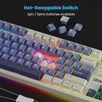 RK ROYAL KLUDGE S85 Wireless Mechanical Keyboard - Image 3
