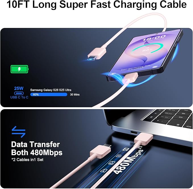 Super Fast Charger Type C, 25W USB C Wall Charger Fast Charging - Image 5