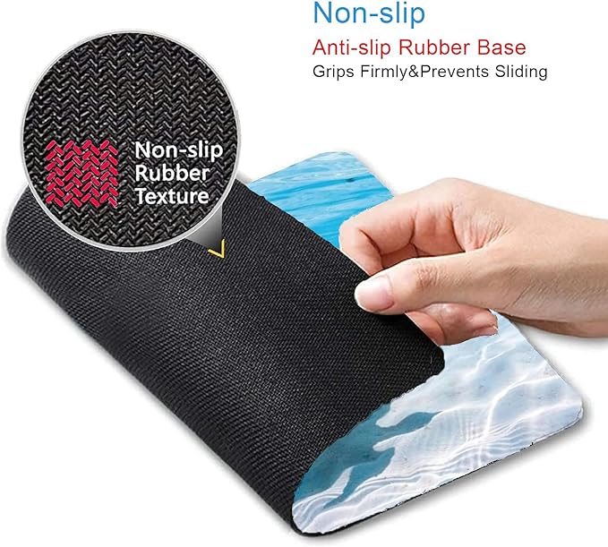 Sea Turtle Mouse Pad Non-Slip Rubber Base Gaming MousePads - Image 3