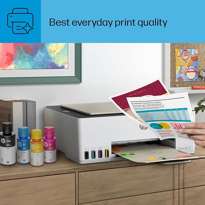 HP Smart Tank 5000 Wireless All-in-One Ink Tank Printer - Image 11
