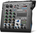 4 Channel Audio Interface DJ Mixer by RiworalAudio
