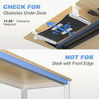 suptek Keyboard Tray Under Desk Pull Out - Image 3