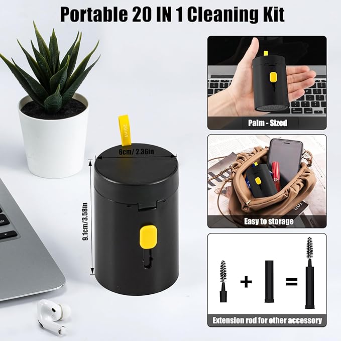 walrfid 2pcs Computer Keyboard Cleaner Kit, Laptop Screen Cleaning Spray - Image 6