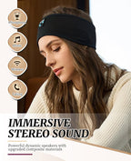 Perytong Sleep Headphones Bluetooth Headband Wireless Headphone Headband - Image 4
