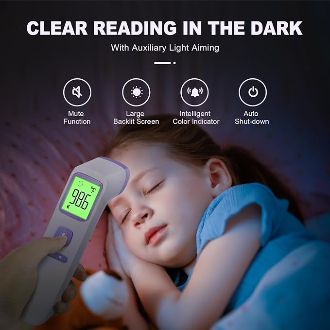 No-Touch Thermometer for Adults and Kids, Digital Accurate Baby Thermometer - Image 6