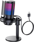 Gaming Microphone for PC: USB Mic for Podcasts Videos & Streaming by SoundNeverFeltSoGood