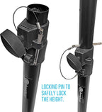 AxcessAbles Studio Monitor Speaker Stands Pair. 80lb Capacity per Stand. - Image 7