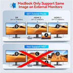 USB C Laptop Docking Station Dual Monitor HDMI - Image 4