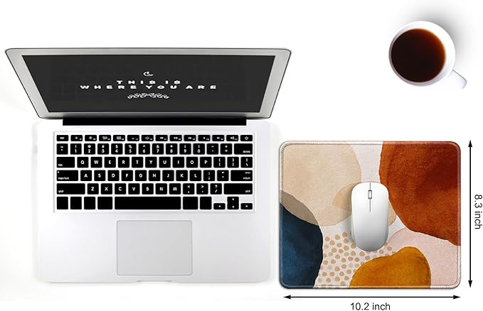 JIKIOU 3 Pack Mouse Pad with Stitched Edge, Comfortable Mouse Pads with - Image 2