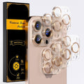 beuxece for 6 Pack iPhone 15 Pro/iPhone 15 Pro Max Camera Lens Protector 9H by Beuxece