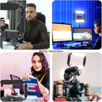 GVM Great Video Maker LED Ring Light 5600K Selfie Light, Smartphone Video Rig & - Image 4