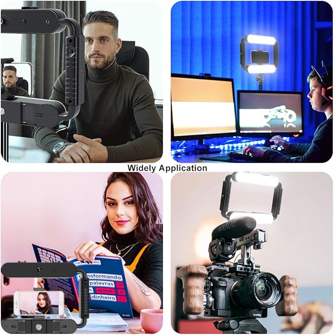 GVM Great Video Maker LED Ring Light 5600K Selfie Light, Smartphone Video Rig & - Image 4
