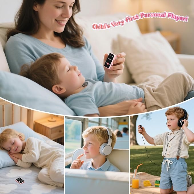 Kids Bluetooth MP3 Player with Speaker，Christmas Birthday Gift - Image 9