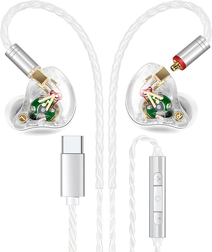 Vibes 202MC USB-C Wired Earbuds by AudiovanceHeadphones