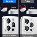Esanik 2 Pack for iPhone 15 Pro/iPhone 15 Pro Max Camera Lens Protector - Image 3