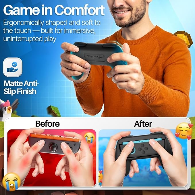 TNP JoyCon 2 Grips for Nintendo Switch 2 2025 - Image 4