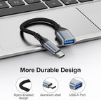 USB to USB C Adapter, Fast 5Gbps USB 3.0 OTG Adapter, USB A Female to Type C - Image 6