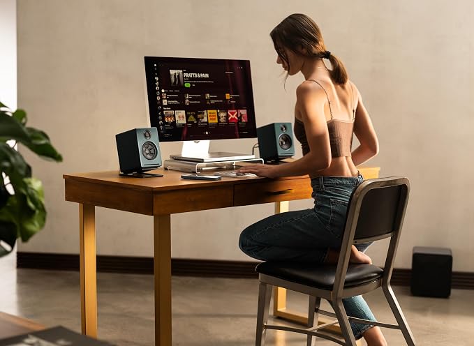 Audioengine A2+ Desktop 24 Bit Limited Edition Wireless Bluetooth Desktop - Image 6