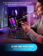 FIFINE Gaming USB Microphone for PC PS5, Condenser Mic - Image 8
