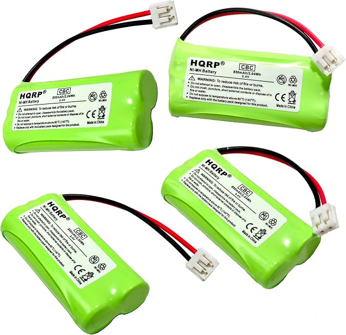 HQRP 4-Pack Battery Compatible by HQRP
