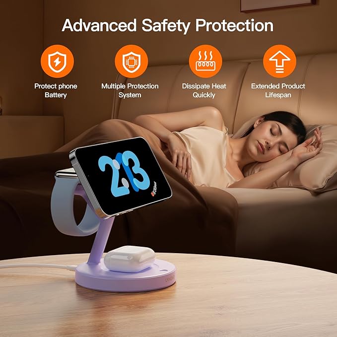 2025 3 in 1 Charging Station for Apple iPhone AirPods Watch - Image 5