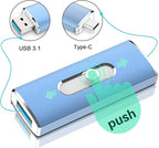256GB Flash Drive, Aiibe USB C Flash Drive 256GB Dual USB 3.1 USB C Memory - Image 3