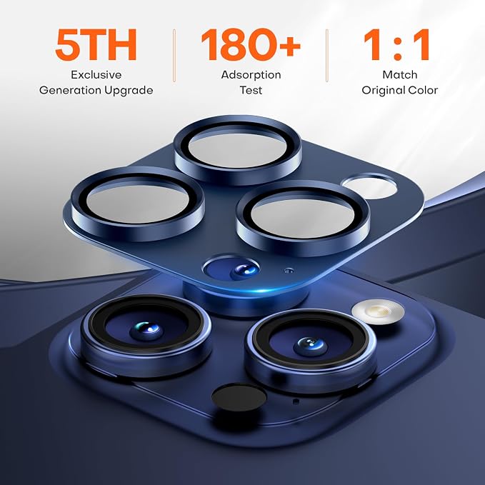 Camera Lens Protector for iPhone 16 Pro Max/16 Pro/iPhone 15 Pro Max/15 - Image 3