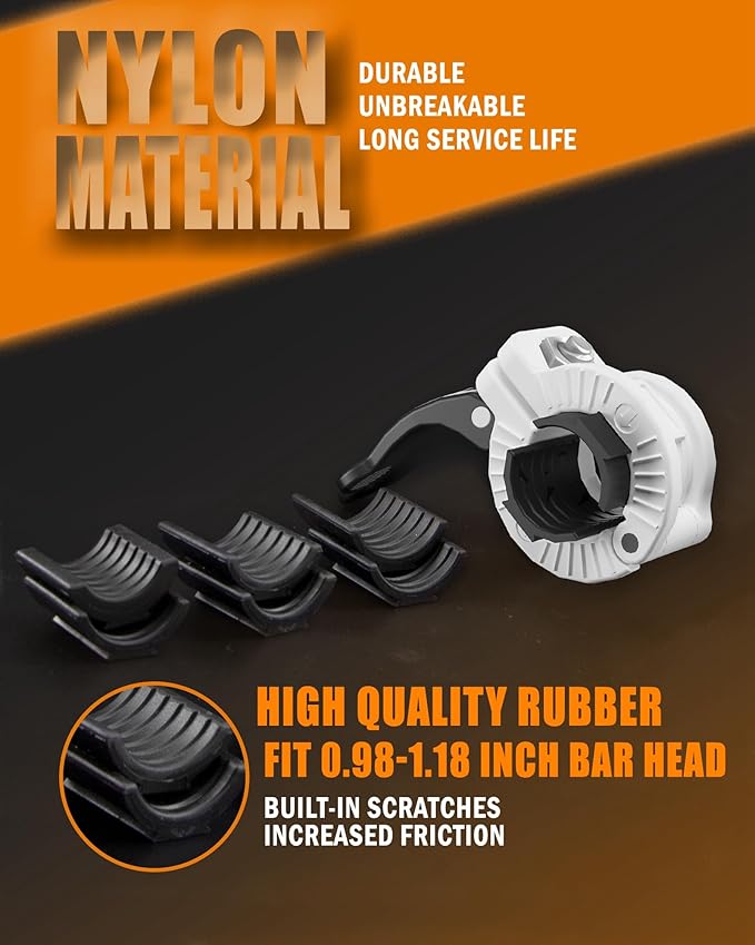 MAXRICH Barbell Clamp 1 inch Multiple Sizes & Adjustable Weight Clips - Image 5