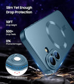 Magnetic for iPhone 16 Plus Case Slim Soft Silicone Bumper Shockproof Metallic - Image 5