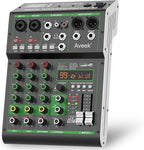 Aveek Audio Mixer, Professional Sound Board Mixing Console by Aveek