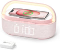 COLSUR Bluetooth Speaker with Wireless Charger, FM Radio, Dimmable LED Night by COLSURCOLORYOURLIFE