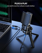 USB Gaming Microphone, Computer Recording Condenser Mic - Image 6