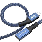 USB4 Extension Cable 2.62Ft, Thunderbolt 3 & 4 Extension Cable, USB C 4.0 by ULT-WIIQ