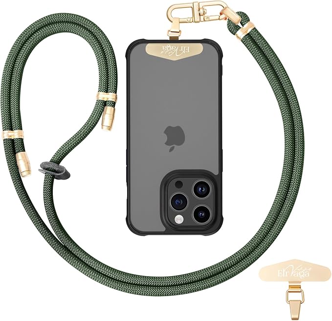 Adjustable Anti-Theft Phone Lanyard - 8mm Mountain Climbing Rope Neck & by Unknown