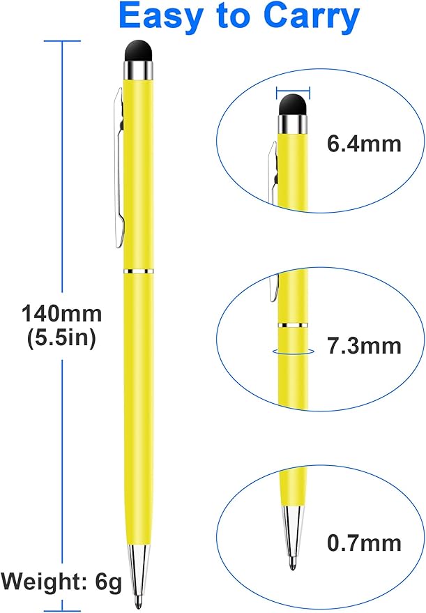 24 Pack Stylus Pens for Touch Screens innhom Stylus Pen for ipad iPhone Tablets - Image 6