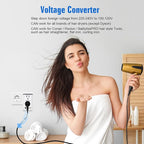 Voltage Converter Us to Europe, 220v to 110v Power Adapter, European Plug Power - Image 2