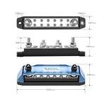 Recoil BB212P Power Distribution Block 12V 150A Dual 5/16” Studs Bus Bar - Image 6
