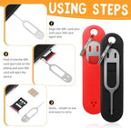 Sim Card Removal Tool Phone Chip Remover Unlock Chip Sim Card Tray Eject Pin - Image 3