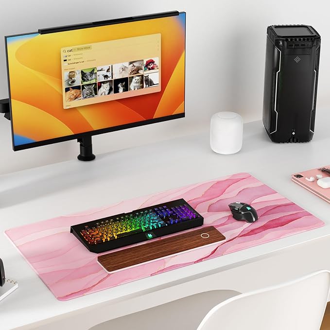 KTRIO Large Gaming Mouse Pad Desk Mat, Superior Micro-Weave Cloth, Non-Slip - Image 6