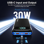 Portable Charger Power Bank 52800mAh Powerbank PD 30W and QC 4.0 Fast Charging - Image 2
