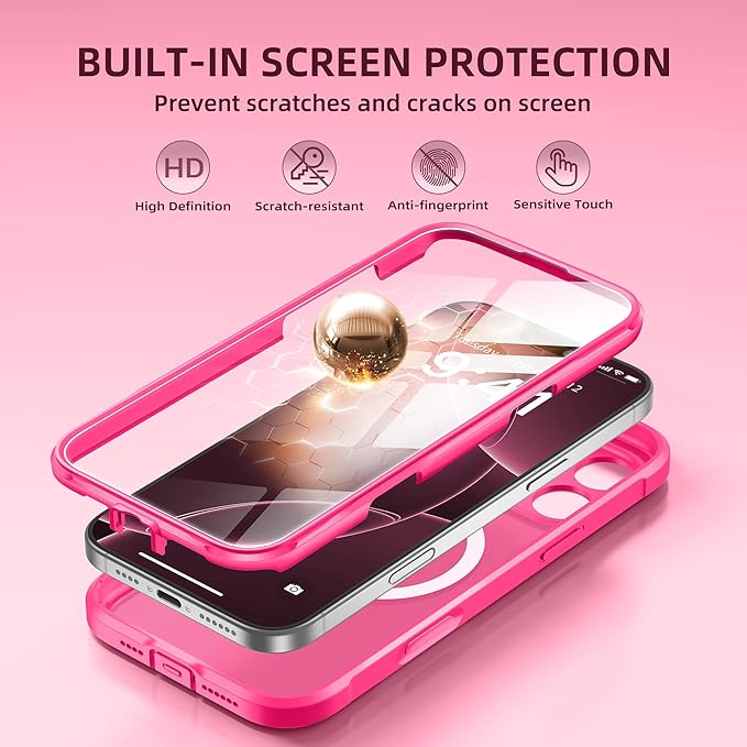 BERFY Magnetic for iPhone 16 Pro Max Case, Compatible - Image 3