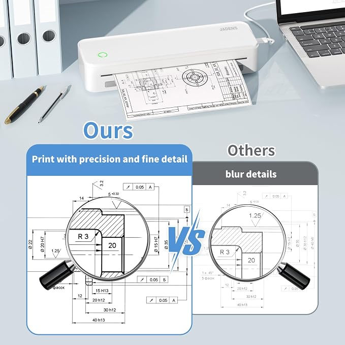 JADENS Portable Printers Wireless - Image 4