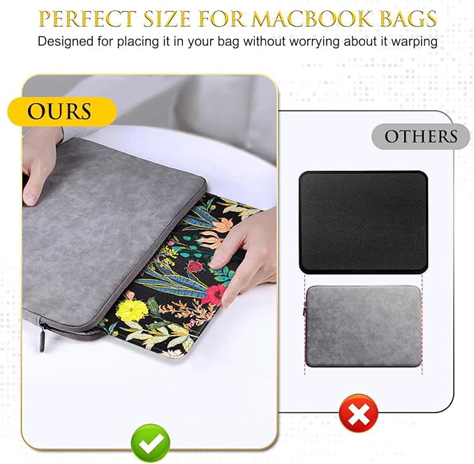 JIKIOU 3 Pack Mouse Pad with Stitched Edge, Comfortable Mouse Pads with - Image 6