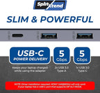 OREI SplitXtend USB C Docking Station Triple Monitor - Image 2