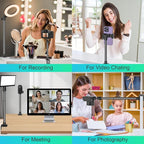 Ailight Camera Desk Mount Webcam Stand, Adjustable Table Camera Stand - Image 2