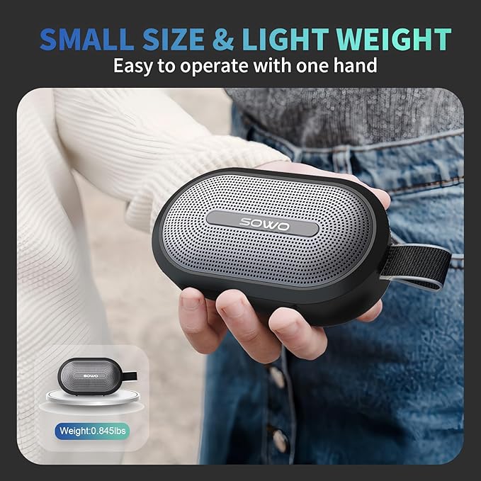 SOWO Wireless Portable Small Speaker, Ultra Magnetic Bluetooth Speaker - Image 3